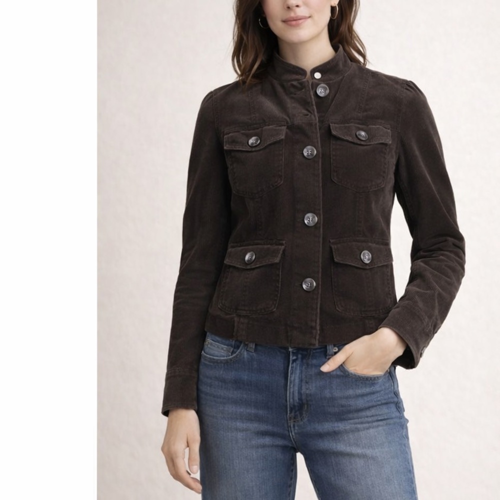 GAP Women's Dark Brown Utility Jacket